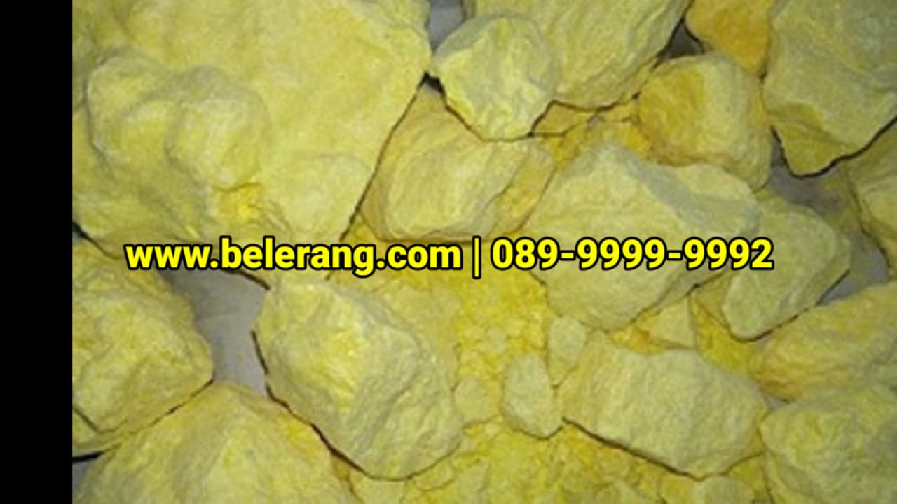 Supplier Belerang Gresik: Sulfur Asli untuk Kebutuhan UMKM hingga Industri