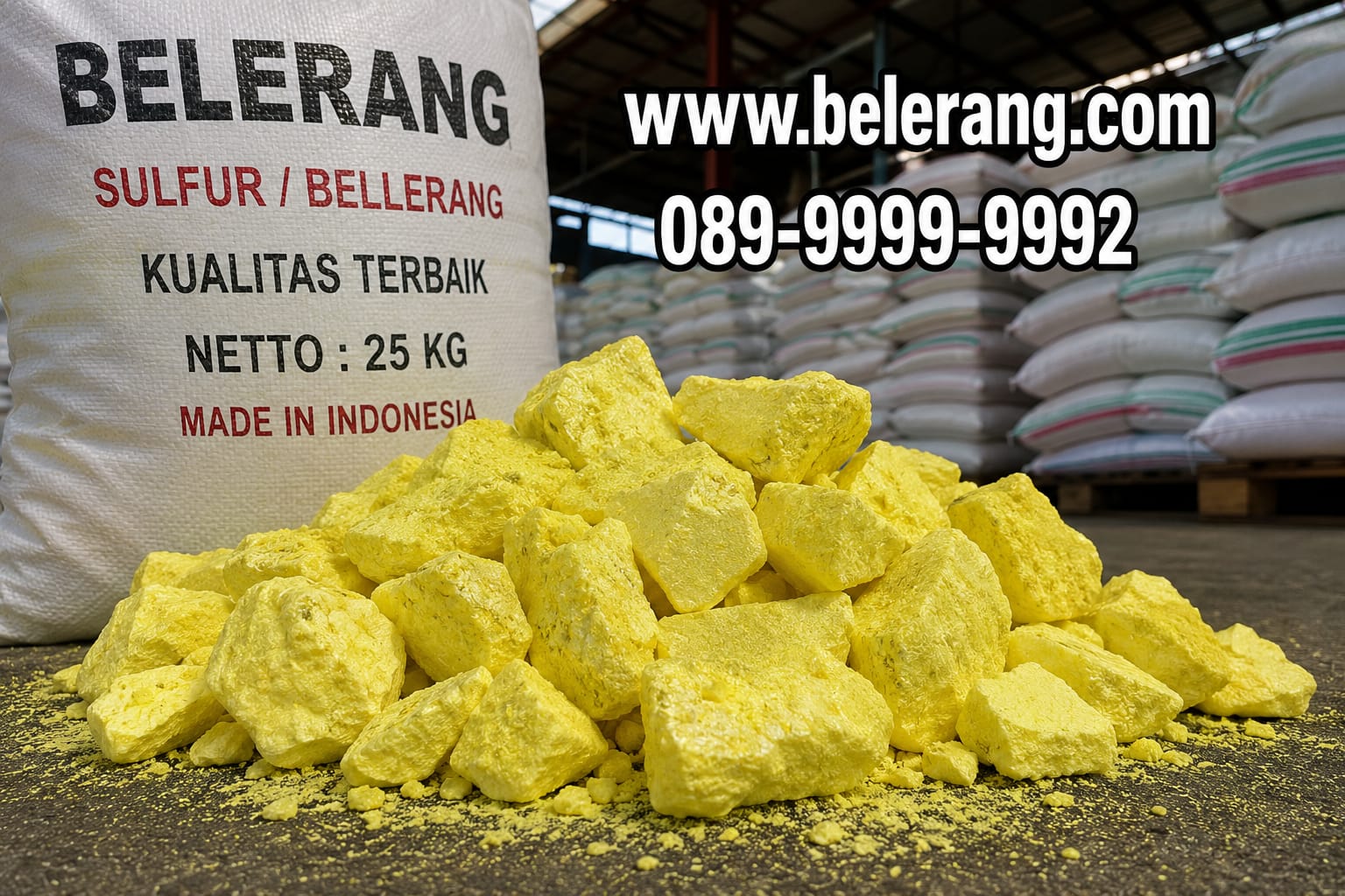 Jual Belerang Gresik untuk Kebutuhan Industri dengan Kualitas Terpercaya